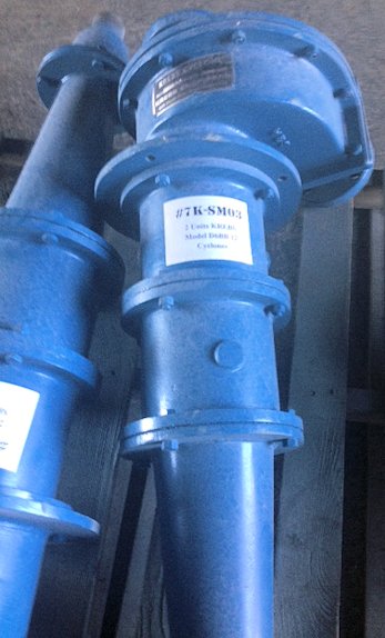 2 Units - Krebs Model D6bb 12 Cyclones)